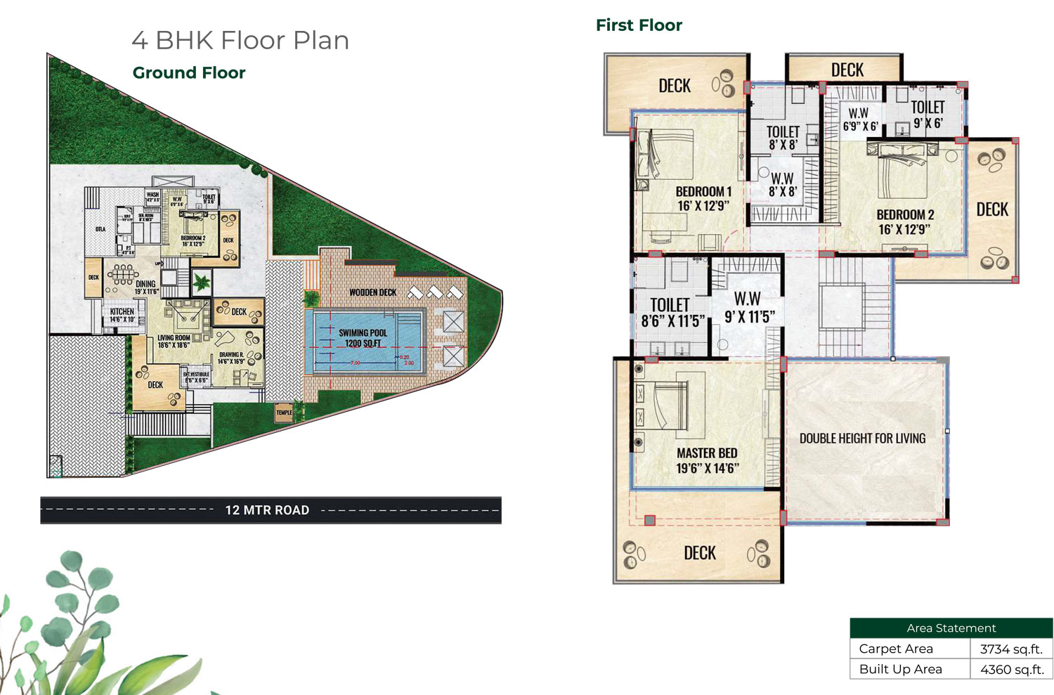 4bhk Floor Plans